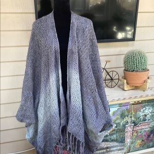 Sloane Rouge Knit Shawl